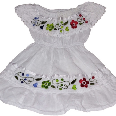 Embroidered Pretty Baby Girl Dress Size 1(12-18M)