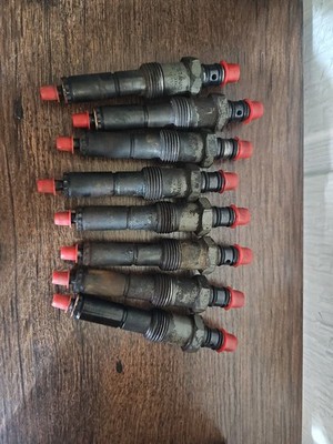 83-94 7.3L IDI Ford Non Powerstroke Diesel Fuel Injector Set Of 8 Cores