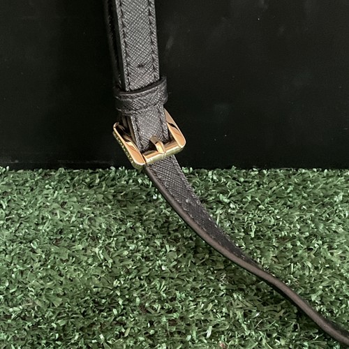 MICHAEL KORS Black Leather Small Fulton Crossbody Bag Purse - Photo 4/12