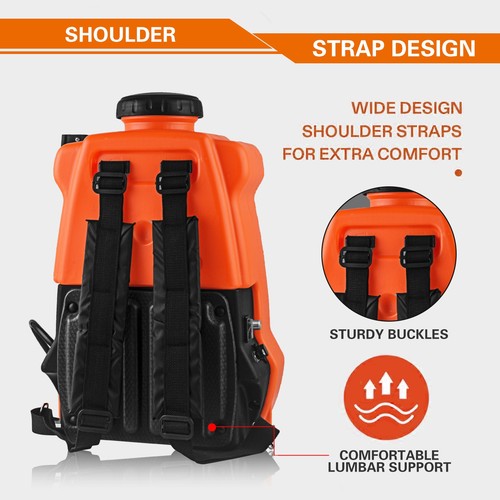 SeeSa 20/16L Electric Weed Sprayer Rechargeable Backpack Farm Garden Pump Spray - Picture 7 of 20