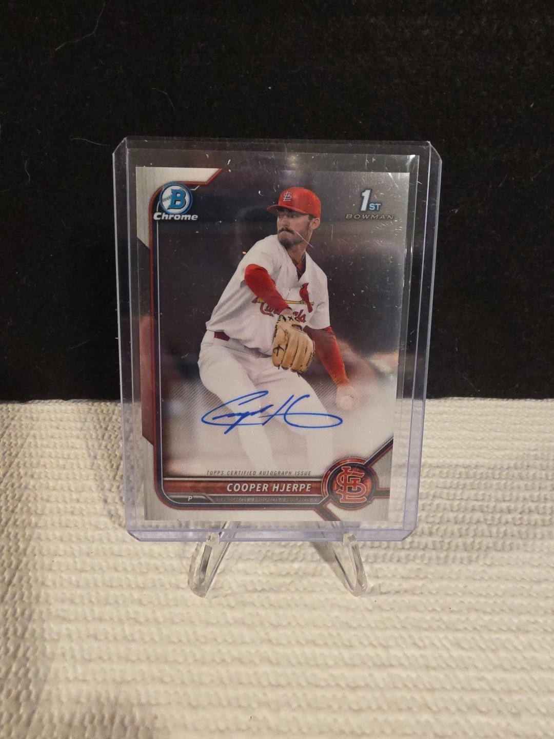 2022 Bowman Chrome 1st Cooper Hjerpe Auto