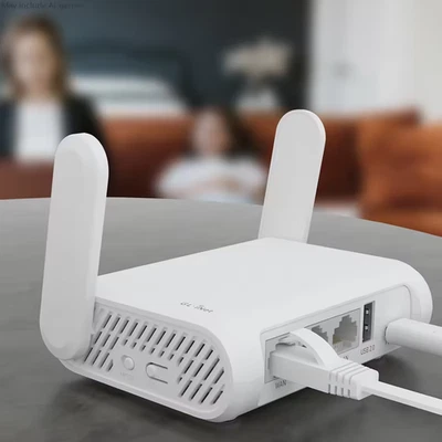 GL.iNet Opal GL-SFT1200 Reise-Router WLAN WiFi 5 Dual Band VPN Weiß Neu OVP - Bild 1 von 4