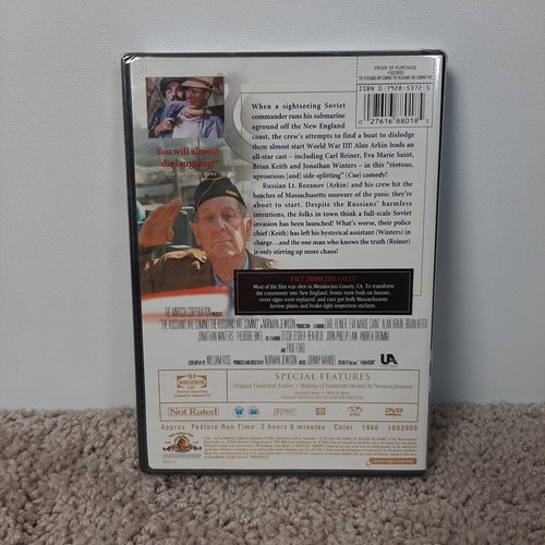The Russians Are Coming The Russians (DVD, 1966) Comedy Movie - NEW/SEALED - Foto 2 di 2