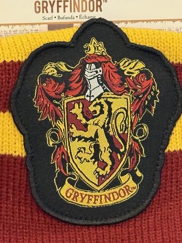 Disguise Harry Potter GRYFFINDOR SCARF Red Gold Hogwarts House Patch Costume - Picture 2 of 5