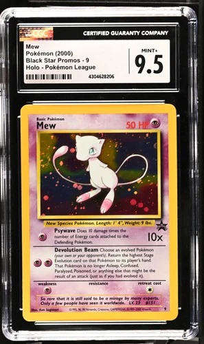Mew Pokémon League Black Star Promos 9 CGC 9.5