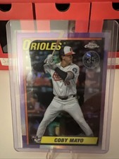 2025 Topps Chrome - 1990 Topps Baseball Coby Mayo #90CB-17 (RC)