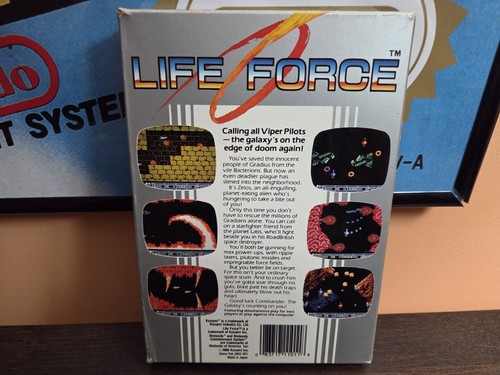 Nes Life Force Box And Cartridge - Picture 3 of 14