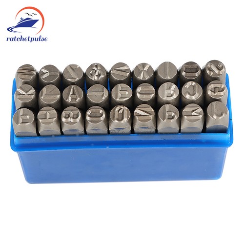 Letter Number Punch Set Stamp Hardened Marking Stamping Tool 3/4/5/6/8mm 36pcs - Picture 5 of 14