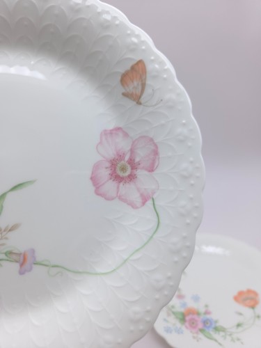 Mikasa Bone China Japan Something Blue 4pcs Set (Cup,Saucer,2plates) - Picture 9 of 10