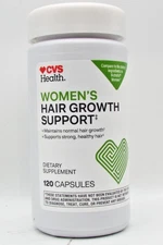 CVS Women’s Hair Growth Support for Strong Healthy Hair, 120 Capsules Exp 9/2026