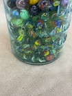MARBLES in Half Gallon JAR vintage jar filled with marbles 7 pounds 10 ounces — photo 5