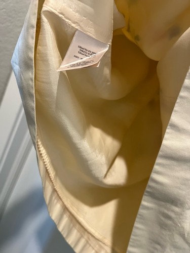 Maeve Sleeveless Dress Womens 12 Ivory Floral Pockets Pleated Front Anthropologi - Picture 6 of 6