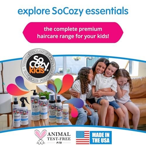 SoCozy Kids 3-in-1 Shampoo, Conditioner & Body Wash - All in 1 Shower & Bath - 第 6/7 張圖片