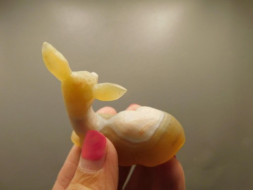 Hirsch Figur Achat Edelstein Tier Schnitzerei #O1 - Bild 11 von 11