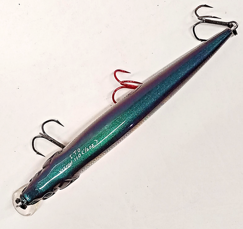 MEGABASS ITO VISION 110 MINNOW 1/2 oz ESCA JERKBAIT IN SOSPENSIONE GIAPPONE - Foto 3 di 4
