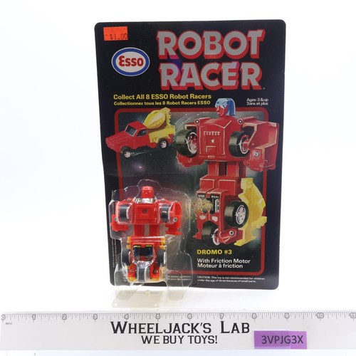 Dromo W/Friction Motor Gobot KO Robot Racer 1980s Esso Action Figure NEW SEALED - Foto 1 di 4