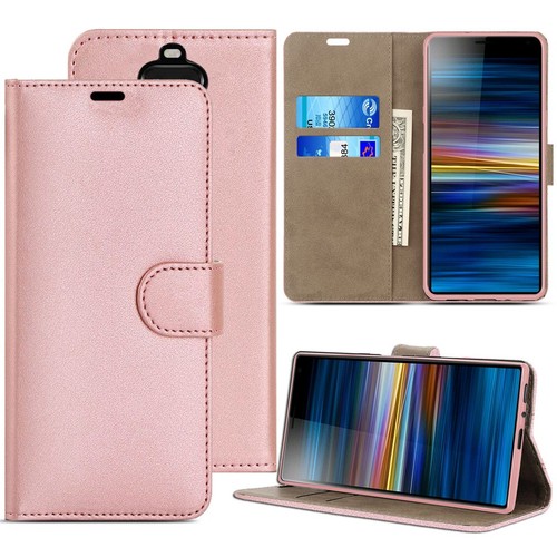 Flip Case For Sony Xperia XZ XZ1 XZ2 XZ3 XZ4 XZ5 Premium Compact Leather Cover - Picture 9 of 17