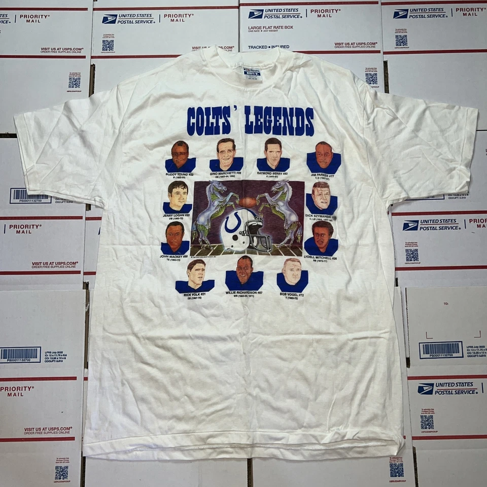 Camiseta Vintage NFL Baltimore Colts XXL - COLTS LEGENDS - ENVÍO EL MISMO DÍA Foto 2 de 4