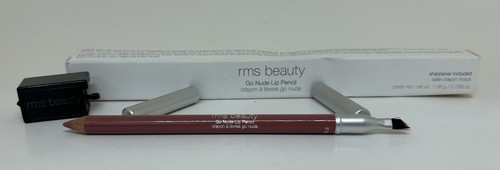 Lápiz labial RMS Beauty Go Nude condiciones suaviza 1,08 g 0,038 oz con caja y afilador
