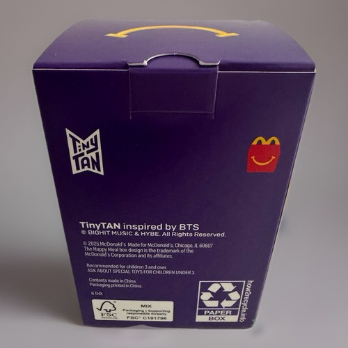 McDonald’s Tiny Tan V BTS Throwback Edition V Figure Toy 2025 NIB Collectible - 第 5/7 張圖片