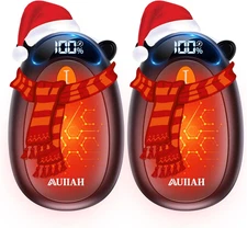 Hand Warmers Rechargeable with LED Display Magnetic 2 Pack, 4 Levels Heat, Porta