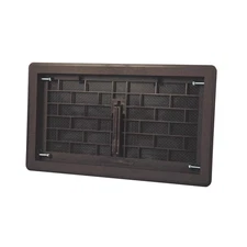 Master Flow Replacement Foundation Vent 16" x 8" Plastic in Brown (Carton of 8)