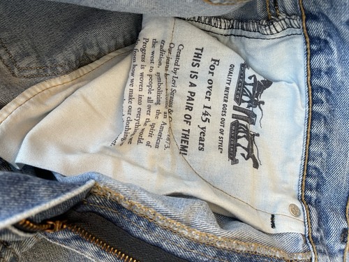 Levi's Herren Jeans Vintage 505 hellblau getragen guter Zustand 36x34 - Bild 5 von 9