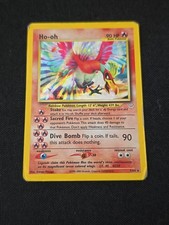 Ho-oh 07/64 Neo Revelation Holo Rare WOTC Vintage Pokemon TCG Heavy Play