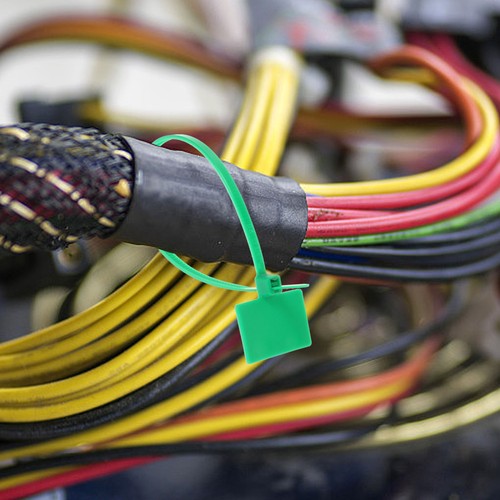 250 Stück Kabelbinder Elektrische Befestigungen Kabel Etiketten und Binder Marker - Bild 8 von 12