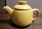 Vintage Frankoma Plainsman Mustard Yellow Personal Teapot