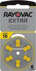 60 RAYOVAC EXTRA Advance Hearing AID Batteries SIZE 10 60 Batteries