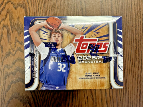 2025-26 Topps Basketball Jumbo Hobby Box! 1 Auto, 1 Relic! New, Sealed, IN HAND! - Picture 5 of 6