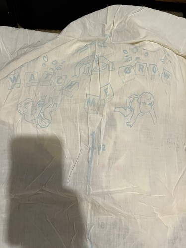Vintage Baby Items 1950s- Clothes, Crib &Playpen Sheet, Socks Clothes Diapers ++ - Picture 24 of 24