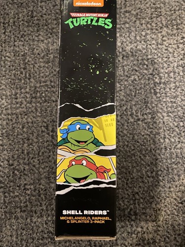 NEW TEENAGE MUTANT NINJA TURTLES NICKELODEON SHELL RIDERS DIECAST SEALED - Picture 6 of 7