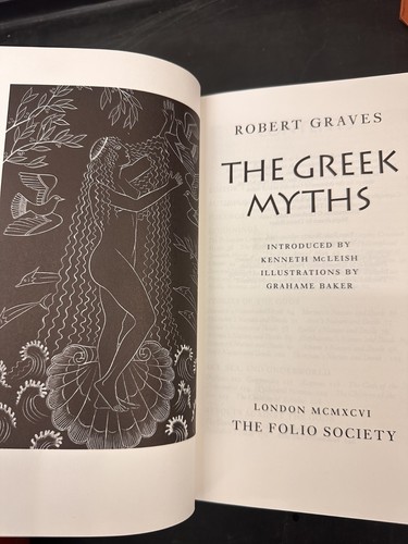 Robert Graves The Greek Myths Illustrated Classic Folio Society Slipcase - Picture 5 of 5