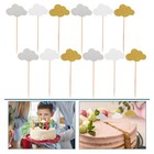  150 Stück Cupcake-Topper in Wolkenform, Dekoration für Geburtstagskuchen –