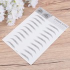 2 szt. Naklejki transferowe brwi Papier Sztuczna imitacja brwi