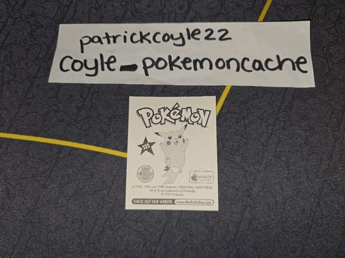 Geodude #222 Pokemon Merlin Sticker NM - Bild 3 von 3