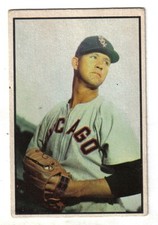 1953 Bowman Color baseball card #88 Joe Dobson Chicago White Sox VGEX
