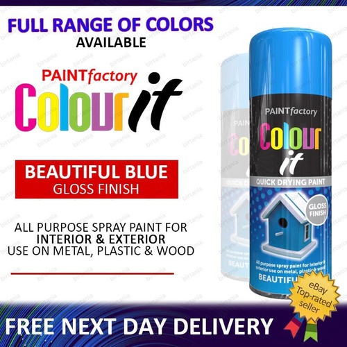 All Purpose Aerosol Spray Paint Auto Car Matt Gloss for Wood Metal Plastic - B17 - Picture 38 of 167