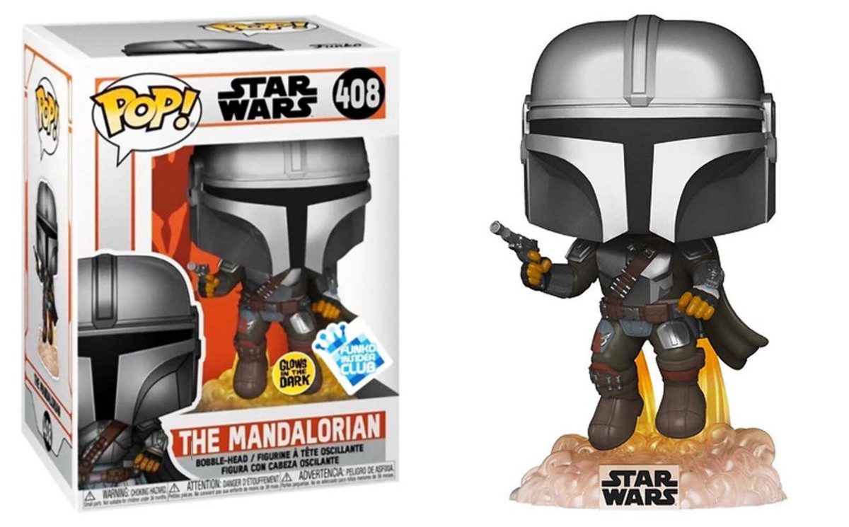 Funko POP! Star Wars - The Mandalorian (GiTD)(GameStop) #408