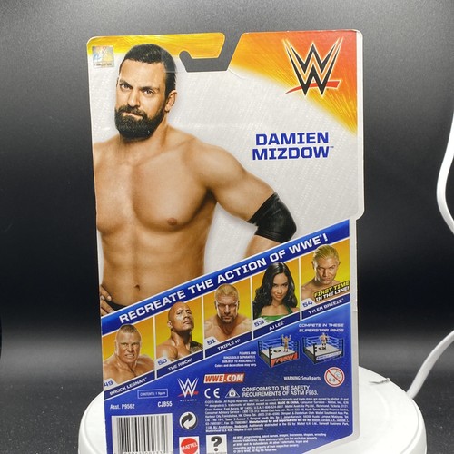 2012 WWE Damien Sandow Mizdow Wrestling Actionfigur WWF Mattel Awesome - Bild 2 von 2