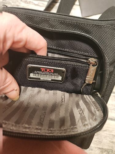 TUMI Alpha 11.5” FXT Ballistic Nylon Small Travel Crossbody Bag Adjustable Strap - Picture 9 of 13