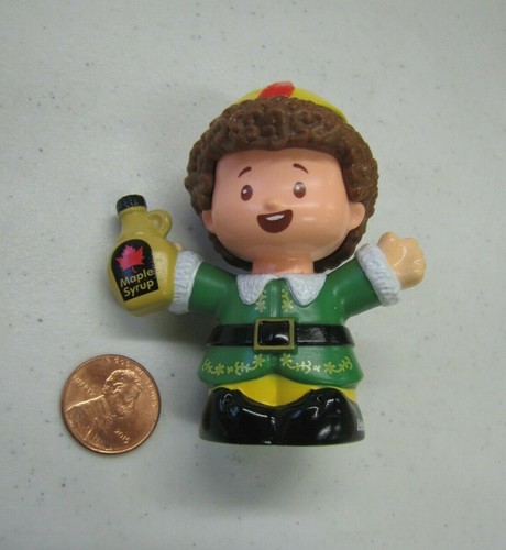 New! Fisher Price Little People CHRISTMAS ELF Santa Claus w/ Santa's Maple Syrup - Picture 2 of 4