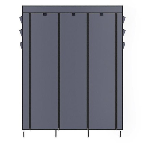 69" Portable Closet Wardrobe Clothes Ample Storage Space Organizer Armoire Free - Picture 9 of 16
