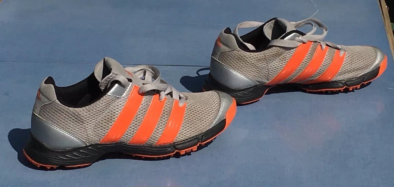Uomo sz 8 adidas scarpe scarpe scarpe da golf traxion donne 10 gray & orange euc arte 674167 12 / 11 a7fec0 Uomo sz 8 adidas scarpe scarpe scarpe da golf traxion donne 10 gray & orange euc arte 674167 12 / 11 a7fec0