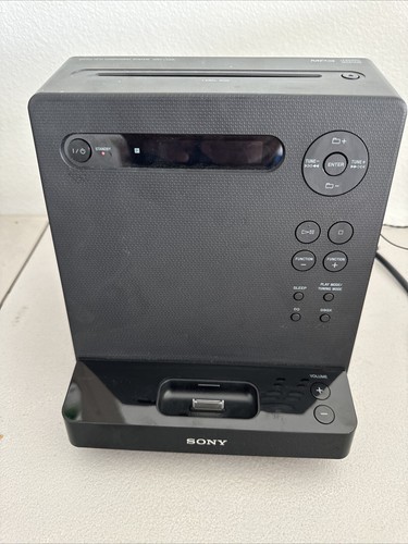 Sony iPod CD MP3 Micro Hi-Fi Player Tested Works Great