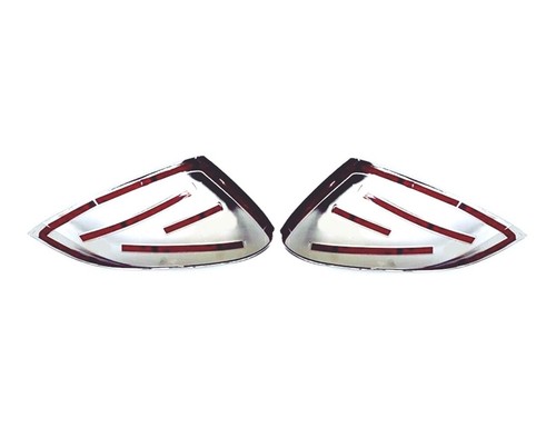 Coppia Calotte Specchio Retrovisore Cromata Per ALFA ROMEO MITO 2008-SU - Picture 8 of 9