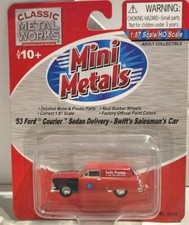 Mini Metals 1:87 Scale 53'  Courier Sedan Delivery Swift's Salesman's Car