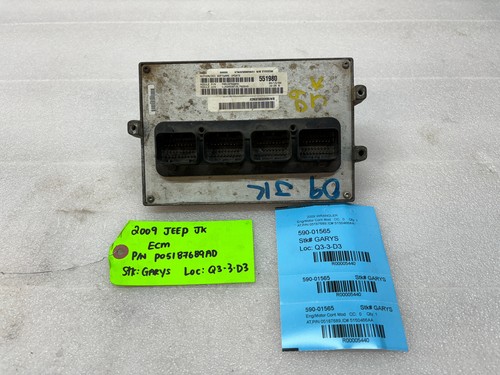 09 JEEP WRANGLER 3.8 AUTOMÁTICO MOTOR JK COMPUTADORA ECM ECU P05187689 - Imagen 13 de 13